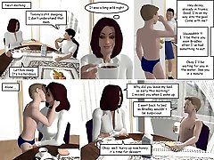 The MILF that you will see in this Mom+Son sex scene is a really smart one
